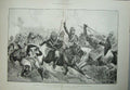 Original Old Antique Print War Suakin 1889 Hussars Siers Gemeizeh Horses Egypt