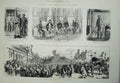 Old Antique Print 1882 War Egypt Duke Connaught Port Said Scots Guards 19th