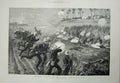 Old Antique Print Reconnaissance Force Kindji Osman 1882 Siers War Art 19th