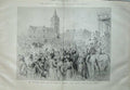 Original Old Antique Print 1900 Transvaal War Pretoria Lord Roberts Siers Army