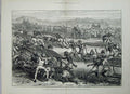 Antique Old Print Troops Afghanistan 1880 Athletic Games Jellalabad Sport 19th