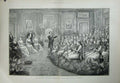 Old Antique Print 1890 Children'S Music Orchestra Queen Windsor Castle 19th