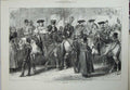 Antique Old Print Thanksgiving Day 1872 Lord Mayor Queen Temple Bar Horse 19th