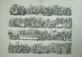 Old Antique Print Lord Mayor'S Show 1888 Processions Switzerland Horses 19th