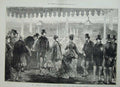Old Antique Print 1874 Emperor Russia Royal Party Crystal Palace Royalty 19th