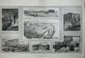 Old Antique Print 1902 Admiralty Harbour Dover Crane Railway Mixers Sea 20th