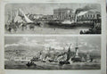 Antique Old Print Boulogne-Sur-Mer 1859 Custom Railway Station Folkestone 19th