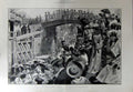 Old Antique Print 1901 Boulter'S Canal Lock Ascot Sunday Horse Sport Art 20th