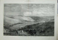 Old Antique Print 1872 Easter Monday Volunteer Review Brighton Newmarket 19th