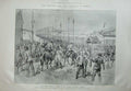 Original Old Antique Print Transvaal War Pretoria 1900 British Officers Siers