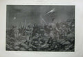 Original Old Antique Print 1899 Transvaal War Night Attack Siers Woodville Art