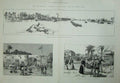 Old Antique Print Nile Assouan Cataract 1884 Wady Halfa Dongola War Army 19th
