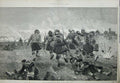 Original Old Antique Print 1882 Battle Tel-El-Kebir Bayonet'S Point War Siers