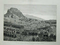 Original Old Antique Print 1880 War Basutoland Attack Colonial Siers Lerothodi