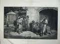 Antique Old Print 1883 Marabout Sacred Lion Algiers Natives Pavy Fine Art 19th
