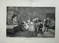 Old Antique Print 1876 Grandfathers Birthday Party Family Louis Leloir 19th