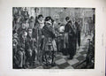 Old Antique Print 1893 Royal Almsgiving Ceremony Maundy Westminster Abbey 19th