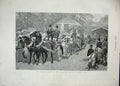 Original Old Antique Print 1889 Floral Parade Botanical Gardens Regent'S London