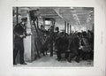 Old Antique Print 1891 Royal Naval Artillery Volunteers Ship Frolic War 19th