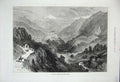 Old Antique Print 1871 Transport Dora Valley Mont Cenis Railway Mountains 19th