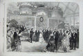 Old Antique Print 1870 Prince Wales Telegraphic Soiree Pender Arlington 19th
