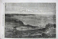 Original Old Antique Print 1856 Naval Review War Flotilla Gun-Boats Motherbank