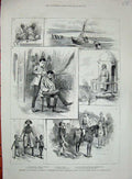 Original Old Antique Print 1885 Soudan Lieutenant Grenadier Guards War Siers