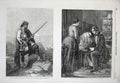 Original Old Antique Print 1855 Montenegro Outpost Schoolfellows Royal Academy