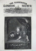 Old Antique Print Children Blowing Bubbles Netscher 1872 Peel Gallery Art 19th