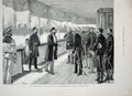 Old Antique Print 1882 Khedive Duke Connaught H.M.S Helicon Ship War Army 19th