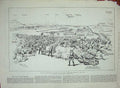 Original Old Antique Print 1885 War Soudan Battle Abou Klea Siers Army Hussars
