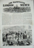 Antique Old Print *0288 1865 Prizes Children Ragged School Union Exeter Hall