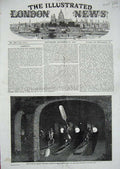 Old Antique Print 1850 Manufacture Crystal Palace Works Birmingham Spon 19th
