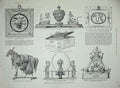 Original Old Antique Print Queen'S Jubilee Gifts St James'S Palace 1887 Coffer