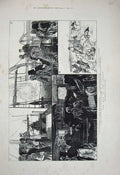 Original Old Antique Print 1884 War Soudan Sheikhs Nordenfeldt Gun Tokar Hay