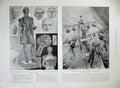 Original Old Antique Print Forges Statuette Nelson 1904 Shipping Cattle America
