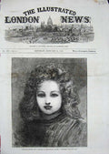 Original Old Antique Print 1868 Young St George Boy Lundgren Fine Art Haymarket