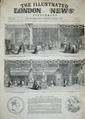 Old Antique Print 1852 Statue Victory Satan Indian Shawl Exhibition Medal 19th