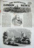 Old Antique Print 1858 Stanley Lees Gifford Babelsberg Prince Frederick 19th