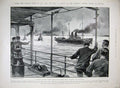 Old Antique Print 1904 Japanese Transport Admiral Togo Haven Refuge Ship 20th