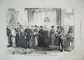 Original Old Antique Print 1876 Royal Visit London Queen Hospital Wing 19th