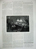 Old Antique Print 1894 Frederic Selous Bengula Wives Gordon Police Paris 19th