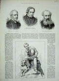 Old Antique Print Byron Memorial Hyde Park 1882 Tylecote Macdonald Sawyer 19th