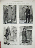 Old Antique Print 1880 Zoological Society Garden Goat Owl Minerva Marabou 19th
