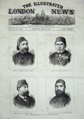 Old Antique Print 1876 Assassination Constantinople Pasha Mohamed Halil 19th