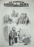 Old Print Ref.972 1888 Sir Spencer Wells Royal College Surgeons Lecturer