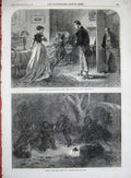 Original Old Antique Print 1891 Streets Berdicheff Russia People Joseph Pennell