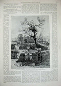 Old Antique Print 1896 Matabili Insurrection Taylor'S Fort Buluwayo War 19th