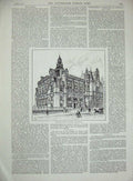 Original Old Antique Print 1890 Campagne De France Horses Siers Edinburgh Art