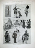 Original Old Antique Print 1902 Lord Mayors Show Annual Civic Pageant Policeman